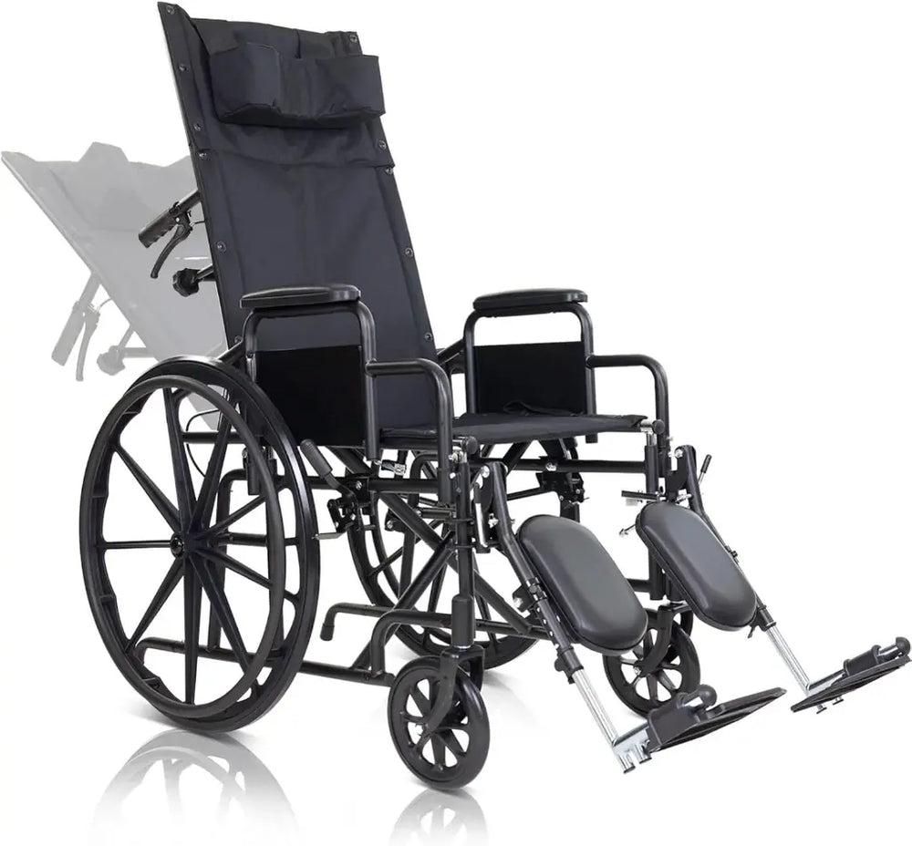 Reclining Wheelchair With Headrest (18_)