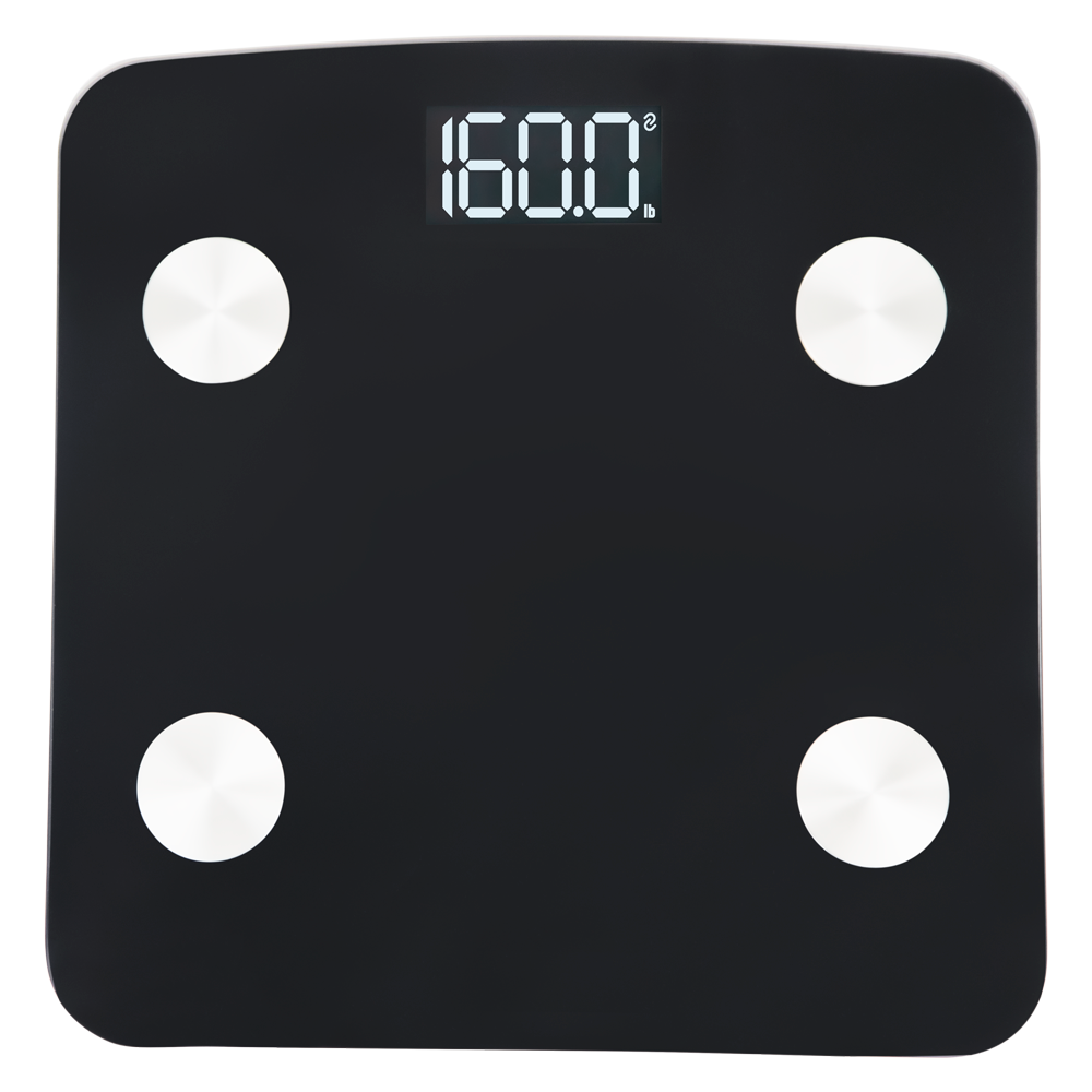 Body Fat Scale Compatible with Smart Devices (Black)